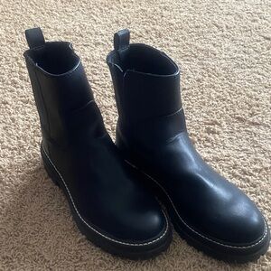 Time/Tru Black women Chunky boots